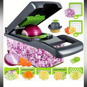 Vegetable Fruit Chopper Cutter Food Onion Veggie Dicer Slicer Kitchen